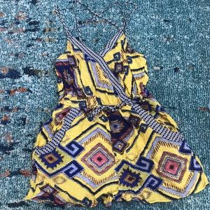 Cute patterned summer romper